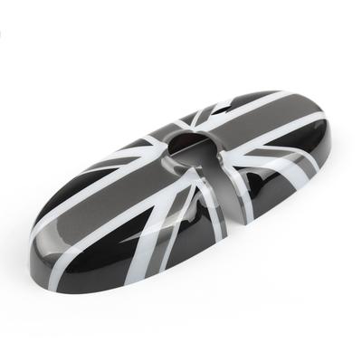 Κάλυμμα καθρέφτη οπισθοπορείας Black Union Jack Flag UK για MINI Cooper R55 R56 R57 ΝΕΟ