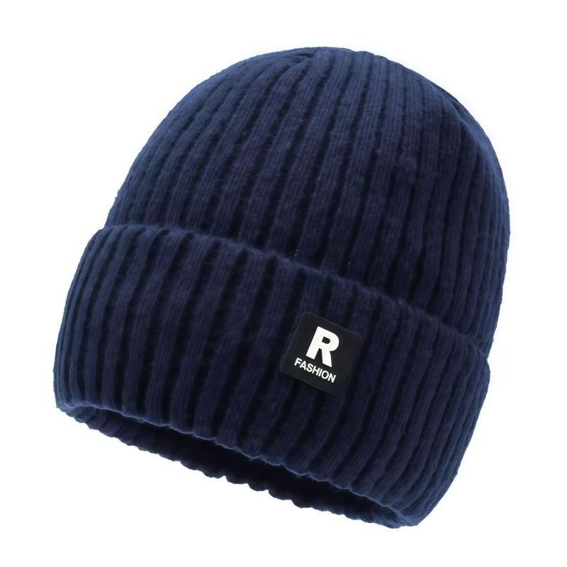 Outdoor Ski Hat Winter Thick Beanie Hat With Fleece Lined For Men Women Winter Solid Knitted Wool Skull Cap For Outdoor Use