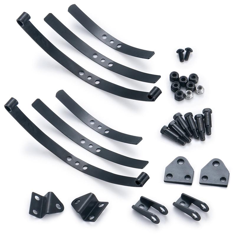 AXSPEED Steel Leaf Spring Suspension Bar Set for 1/14 Tamiya Tractor Truck Trailer Cargo Tow Upgrade Parts