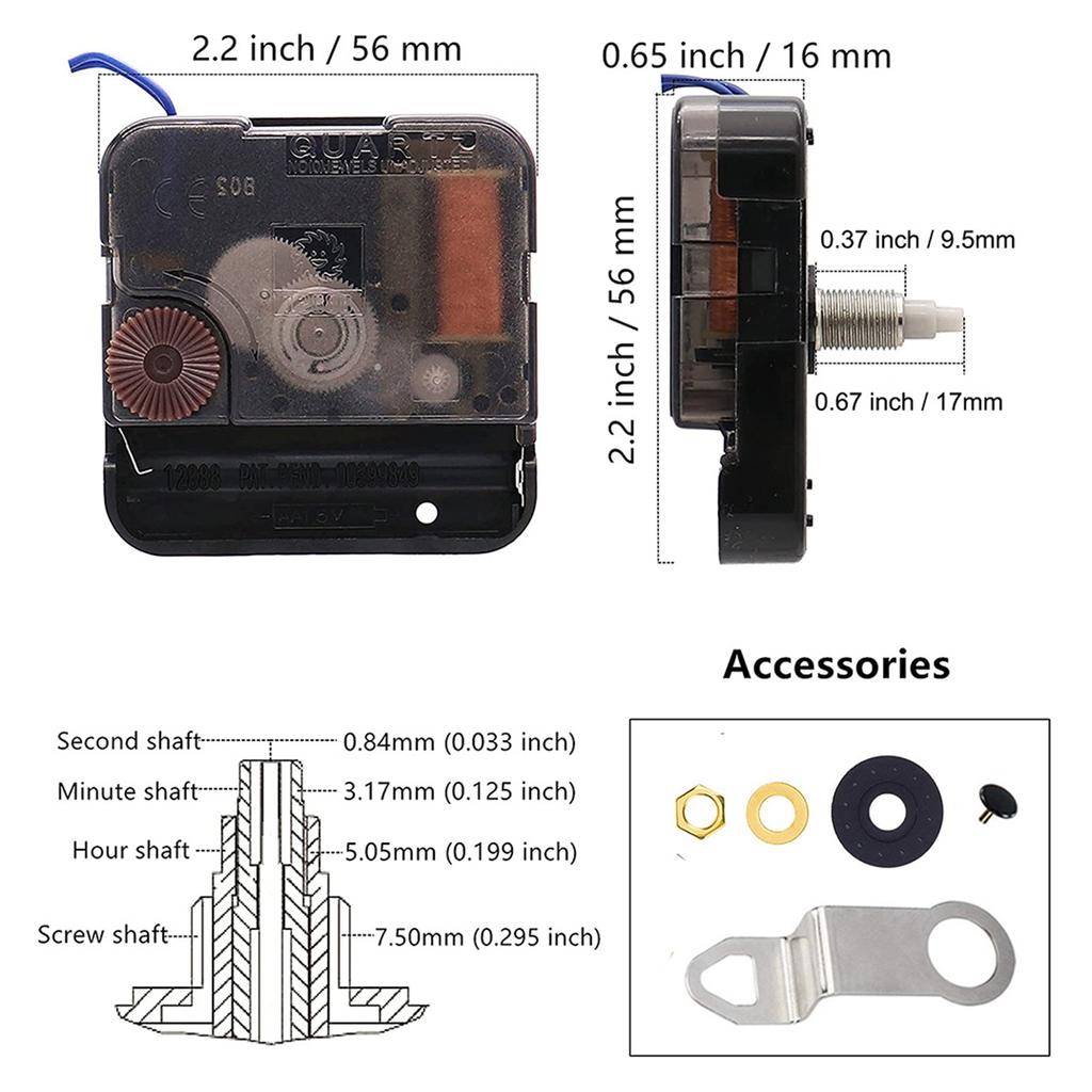 Mechanizm Ruchu Zegara Ściennego Kwarcowego z Wahadłem Pudełko Muzyczne Zestaw Naprawczy DIY do Naprawy Wymiany Dekoracji Domowych