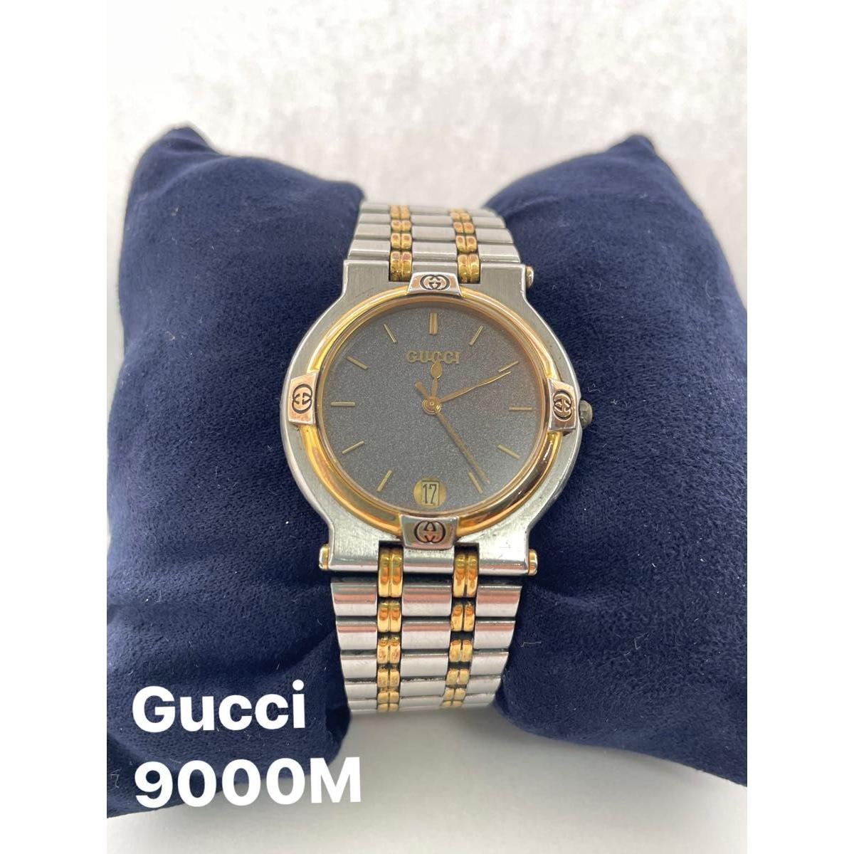 Used GUCCI Gucci vintage watch combination color men s women s 9000M QZ