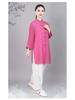 Women's Summer Linen Tai Chi Suit - Chinese Style Martial Arts Practice Uniform
