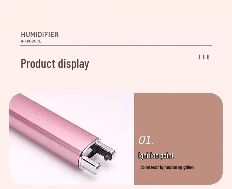 Rechargeable Long-Handle Aroma Candle Lighter – Electronic Pulse Extended Ignition Stick for Gas Stoves