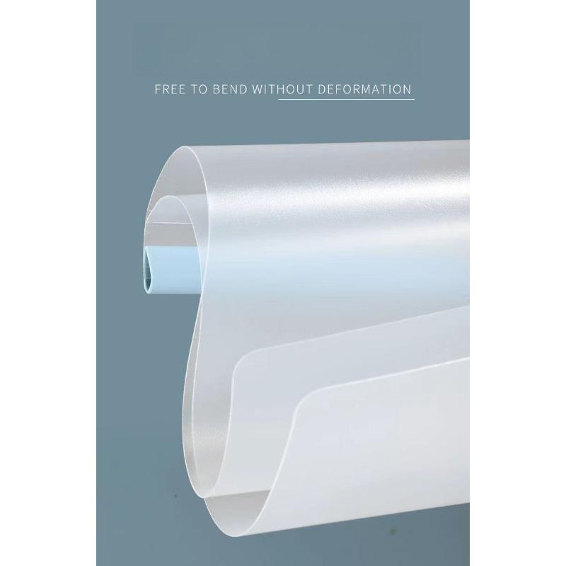 10PCS A4 Folder Transparent Tie Rod Clip Single Page Folder Student File Bag Office Supplies