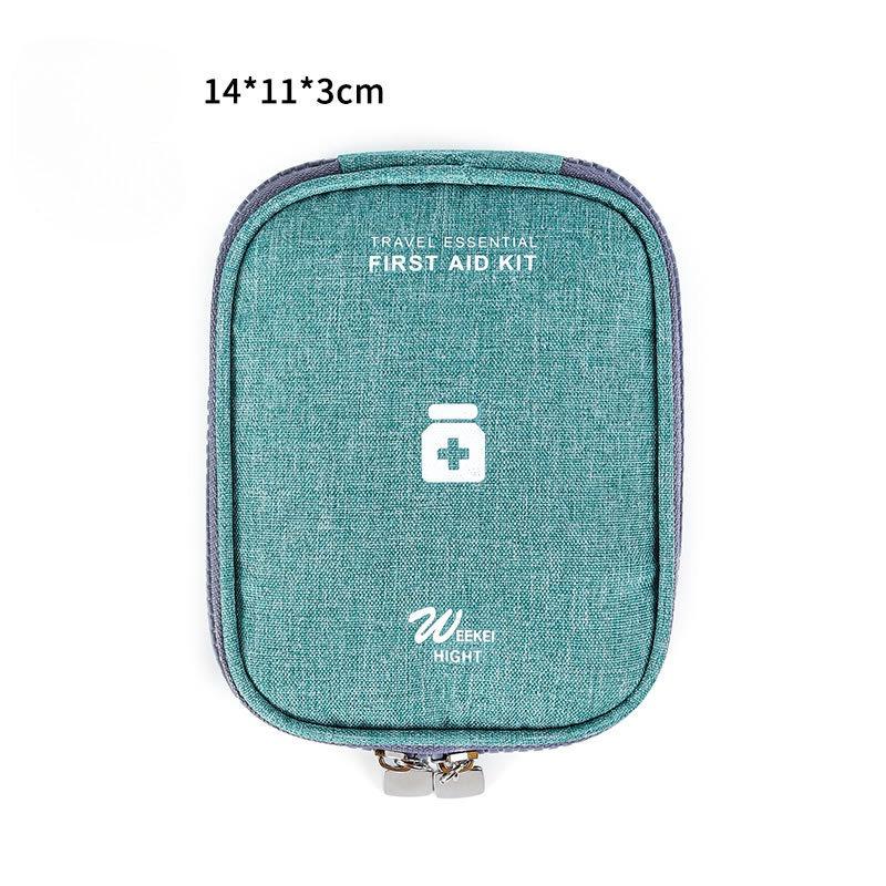 Outdoor-Erste-Hilfe-Notfall-Medizintasche, Medikamenten-Pillendose, Camping, Zuhause, Auto, Überlebensset, Emerge-Hülle, kleine 600D-Oxford-Tasche