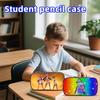 KPOP Jenter Tegneserie Penal Elemntærskole Penal Skrivesaker Veske Barns Penal Anime Trykk