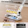 Powerful Cordless Stick Vacuum Cleaner, 6-in-1 Lightweight Handheld with Rechargeable Battery, 45 Min Runtime for Hard Floors &