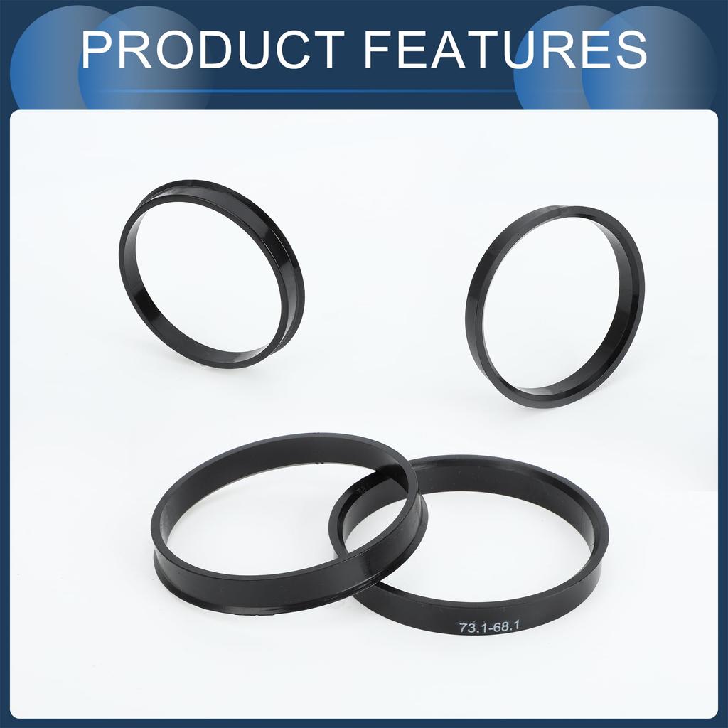 INFINAUTO Radnaben Zentrierring 68,1 mm Innendurchmesser 73,1 mm Außendurchmesser