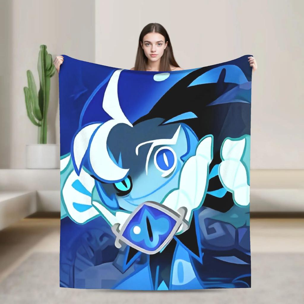 Cookie Run Kingdom Blanket Flannel Vintage Warm Throw Blankets for Coverlet Decoration