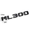 3D ABS Auto Heckklappe Badge Aufkleber Emblem ML 300 320 350 400 500 Logo Für ML300 ML350 W166 W163 W164 Zubehör