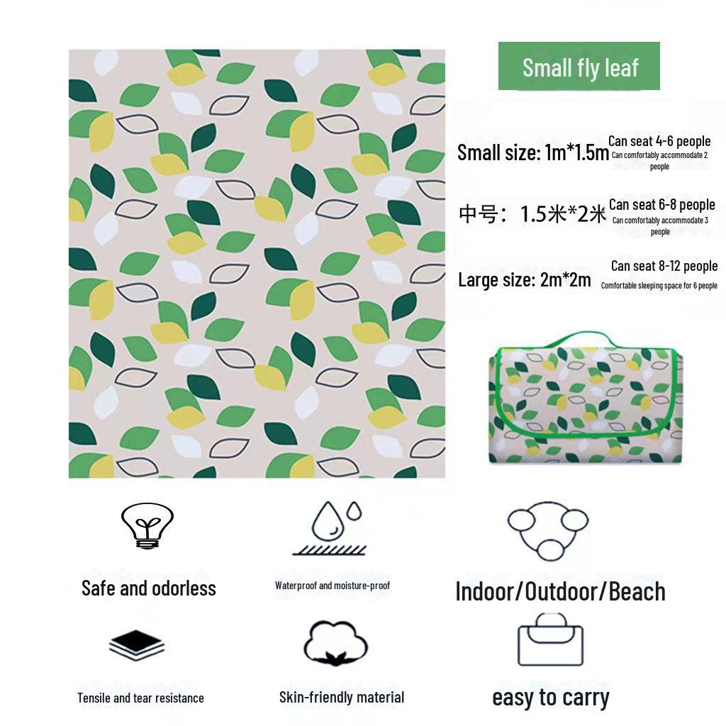 Vanntett bærbar utendørs piknikmatte - tykk, ikke-vevd for park, vårutflukter, camping og teltbruk