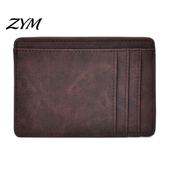 Stylish Pocket Accessory for Men Slim Card Holder Men, Minimalist Credit with ID Window, Business Organizer Work And Travel Multiple Slots,