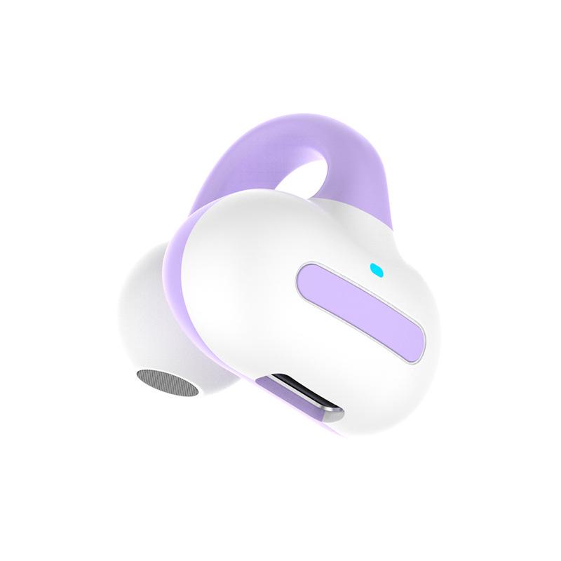 M-S8 Clip-On Bluetooth Earbud: Wireless, Painless Fit for Running and Business, Single Ear Stereo.