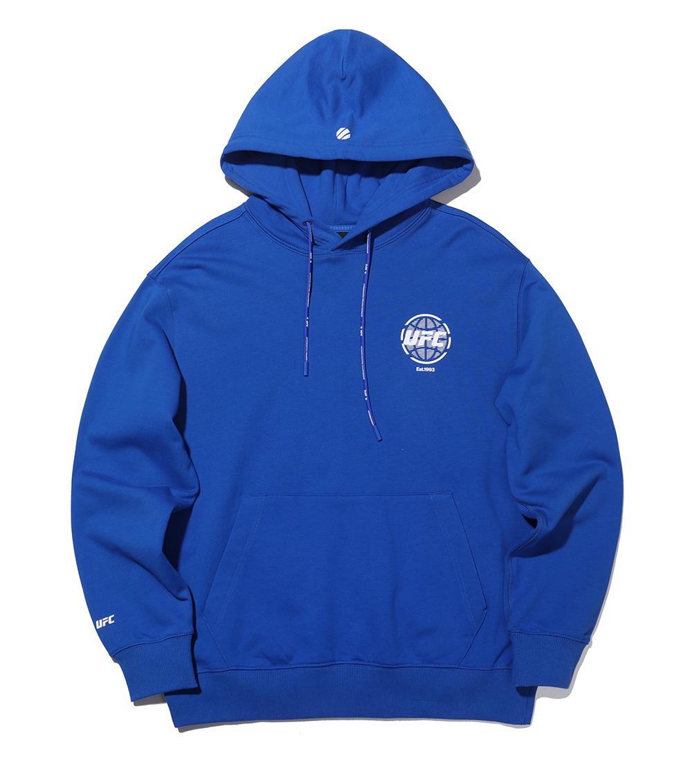 Ufc Sports Ufc City Exclusive Relaxed Fit Hoodie Blue U2Hdu1301Rb Blue/L