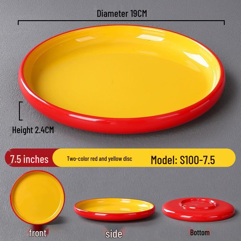 Melamine Nordic Style Cold Dish & Stir-fry Plate for Restaurants and Hotels