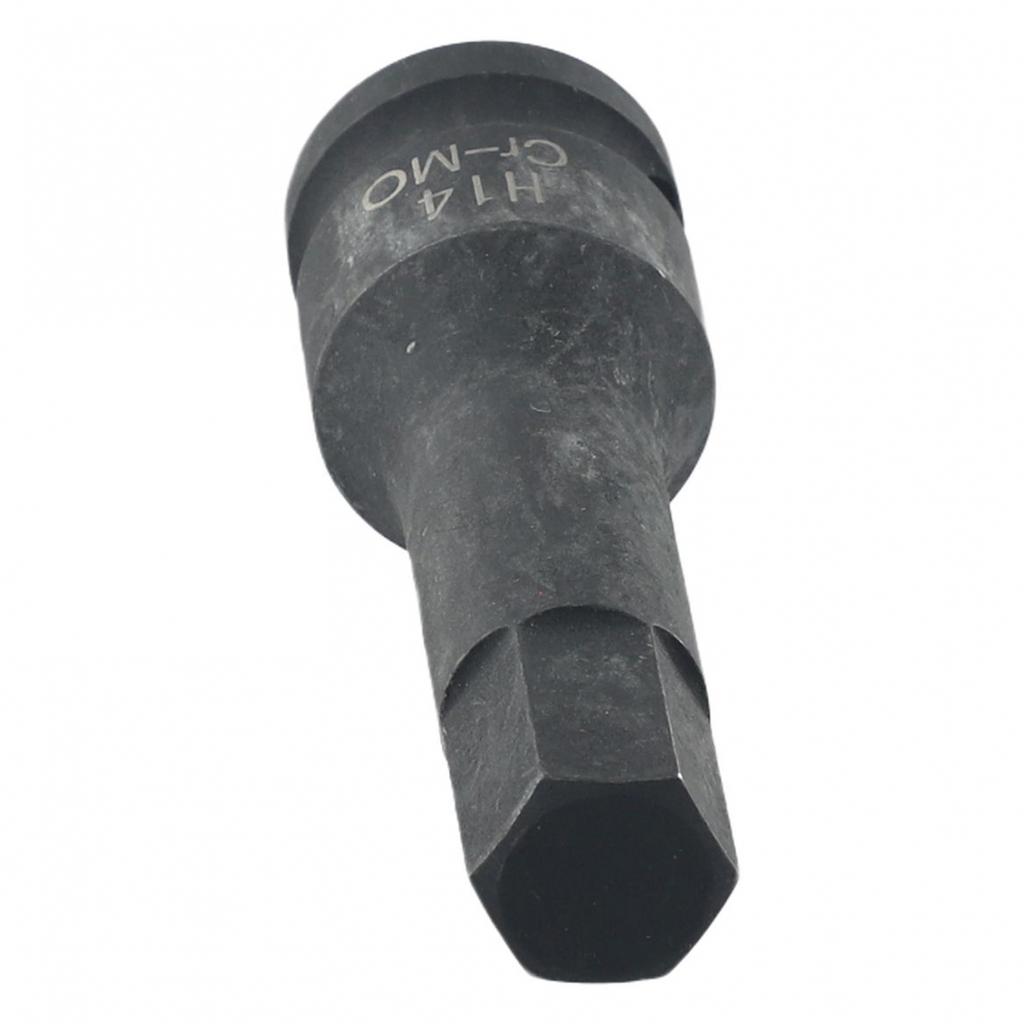 Adapter nasadki 80 mm Klucz pneumatyczny Czarny Wiertarka elektryczna Głowica sześciokątna Nasadka sześciokątna