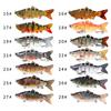 6-Section Jointed Fishing Lure 20g Box Set Of 3 Artificial Bait Pike Bass Freshwater Saltwater Casting