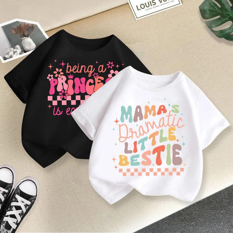 Children T-shirt Cute Animals Printed Kids 100% Cotton Tops 2-13Y O-Neck Short-sleeve T-shirt