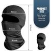 Maschera Integrale Balaclava, Scaldacollo con Protezione UV per Moto Ciclismo, Sciarpa Traspirante Resistente a Sole e Vento per Uomini Donne