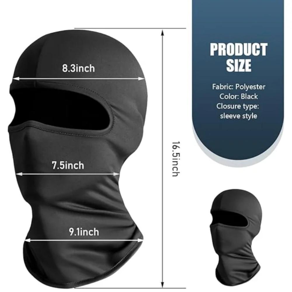 Maschera Integrale Balaclava, Scaldacollo con Protezione UV per Moto Ciclismo, Sciarpa Traspirante Resistente a Sole e Vento per Uomini Donne