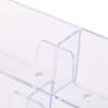 Desktop Office Business Card Holder Transparent Counter Display Stand Accessory