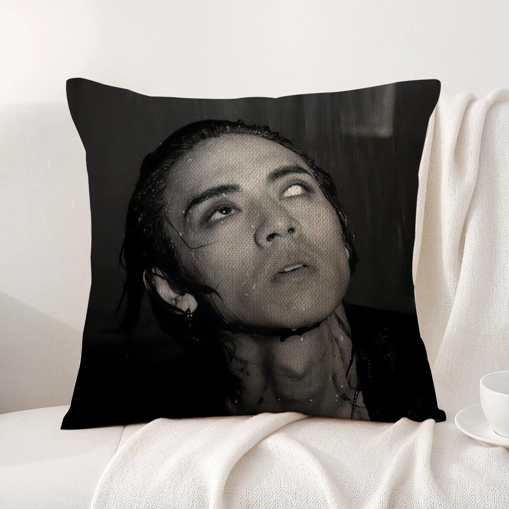D-Dpr Ian Saint Pillow Case Natural Linen Organic Fabric Double-Sided Printing Breathable Perfect Gift For Decor