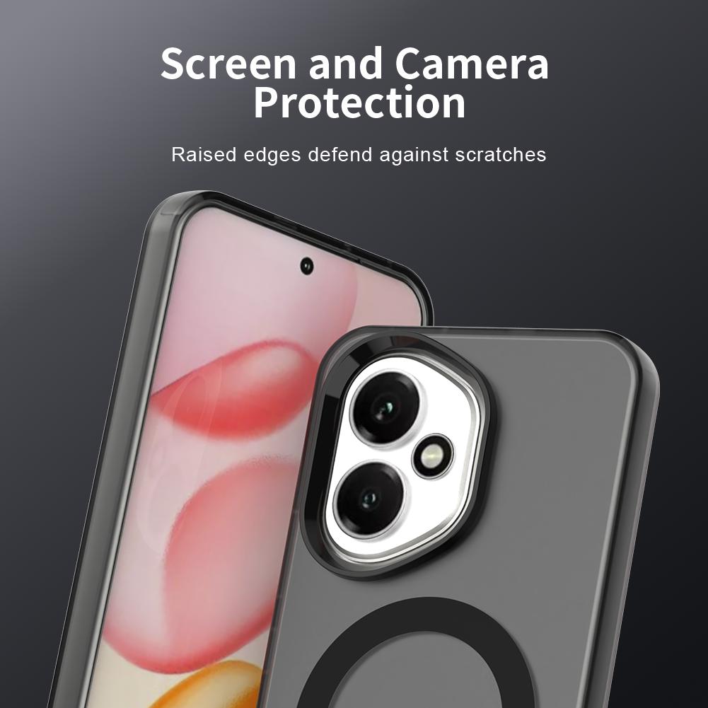 Magnetic Wireless Charging Case For Honor 400 Pro 400 Lite 5G Cover Candy Colors Transparent Back Shell Fundas Coque