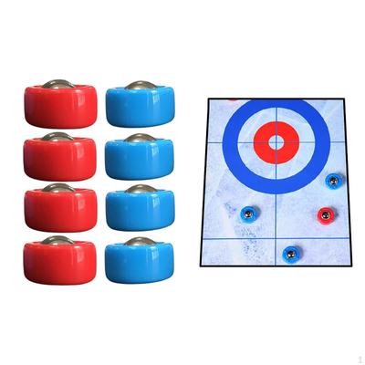 8x Mini Shuffleboard Pucks Tabletop Game Replacement Table Accessories Diameter
