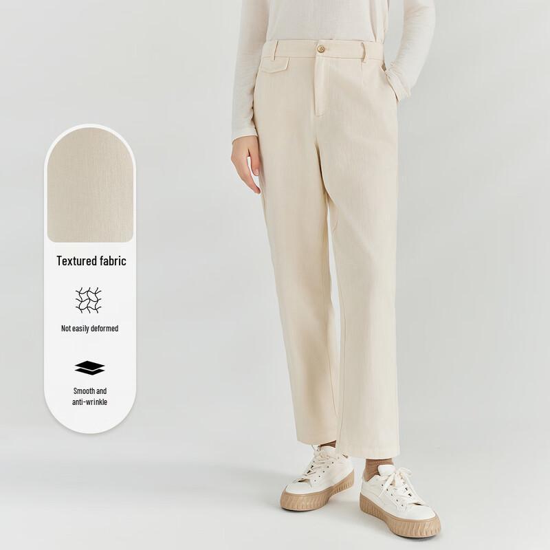 

Elva Island Women s Basic Straight-Leg Casual Pants S