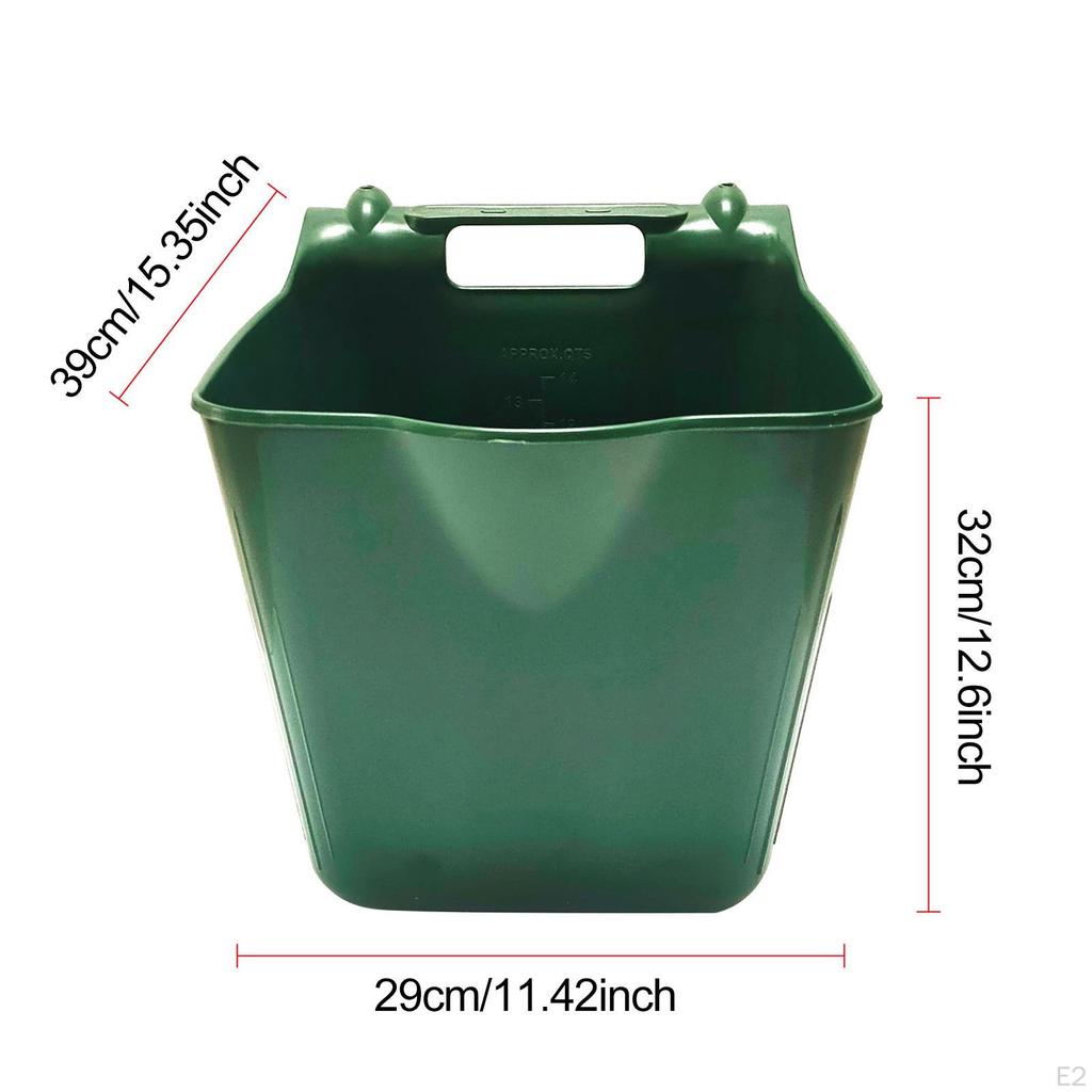 , Lightweight, Reinforced PP Hook-type Hanging Feeder Stall for Horses, Goats, And Dogs, with