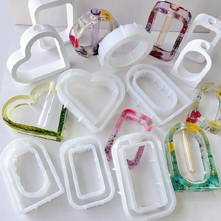 Test Tube Flower Pots Silicone Mold DIY Hydroponic Plant Molds Epoxy Resin Molds