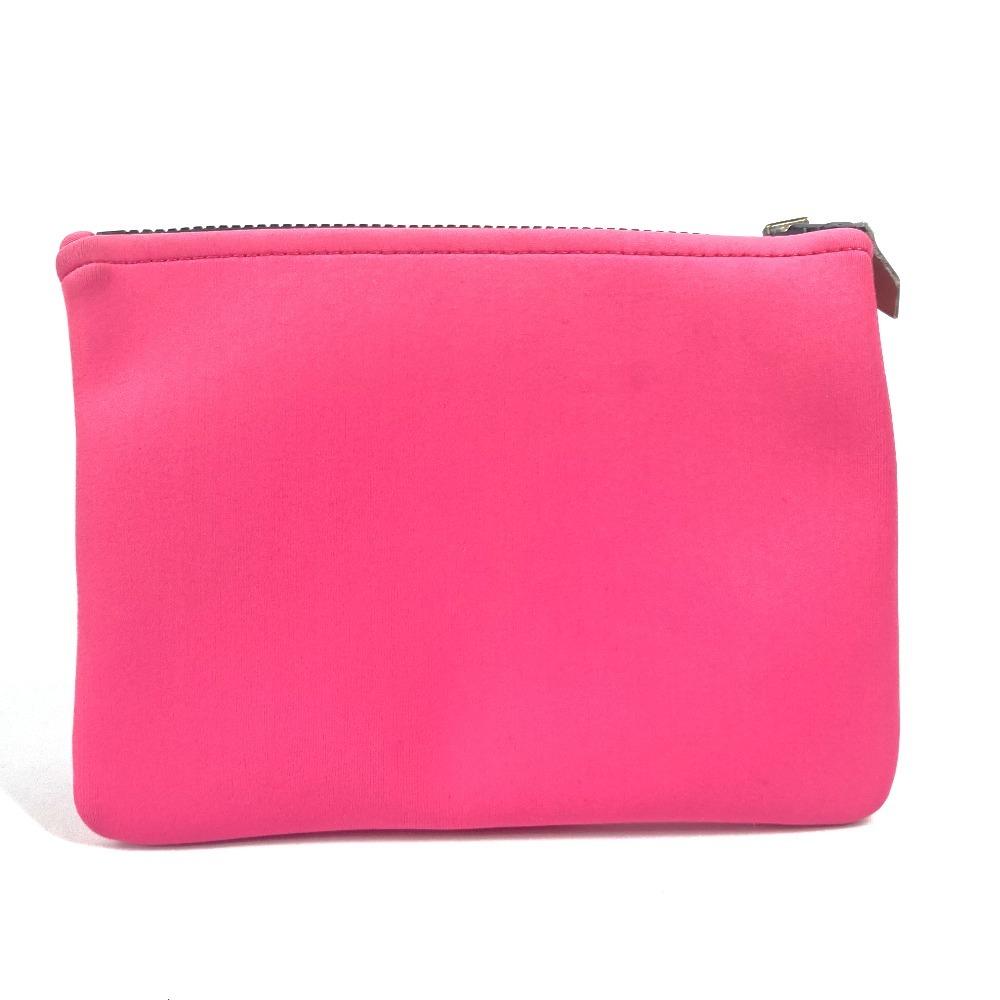 Hermes Neovan PM Clutch Tasche Tasche Kosmetiktasche Mehrzwecktasche Beutel Polyamid rosa