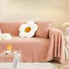 Autumn and Winter Thick Sofa Towel Solid Color Plush Sofa Cover Anti Cat Scratch Sofa Mat Sofa Cover Cloth
