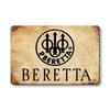 Vintage Ruger Beretta Metal Tin Signs: Elevate Your Home Bar Decor with Retro Flair