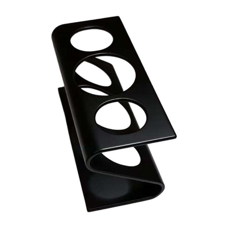 Z Shape Bathroom Toothpaste Holder with 3 Slots Suitable for Electric Toothbrush and Tubes Space Saving Organizer