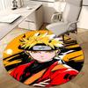 1pc NARUTO (4) Design Printed Area Round Carpet for Bedroom Living Room Home Decor Rugs Mat Non Slip Mat Rug for Bedside
