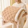 Manta de cuadros polar esponjosa, manta gruesa de invierno, funda nórdica de doble cara, funda para sofá cama, colcha suave y cálida para dormitorio