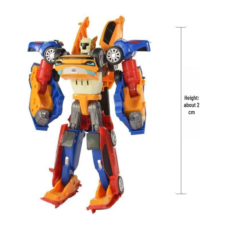 Korean Transforming Tobot Brothers: Triple Combination 3-Pack - Educational Anime Car-Robot Toy for Kids