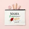 I Have The Best Mom In The World Print Comestic Bag Travel Neceser Toiletries Makeup Bags Mother's Day Birthday Gifts for Mother