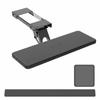 Under Desk Keyboard Tray Space Saving Office Accessory Carbon Fiber Texture
