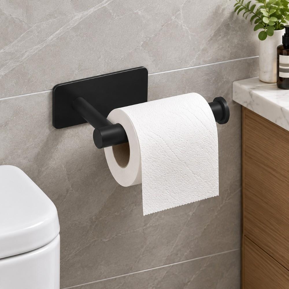 Self Adhesive Toilet Paper Holder Waterproof Roll Paper Organizer Paper Towel Holder  Kitchen