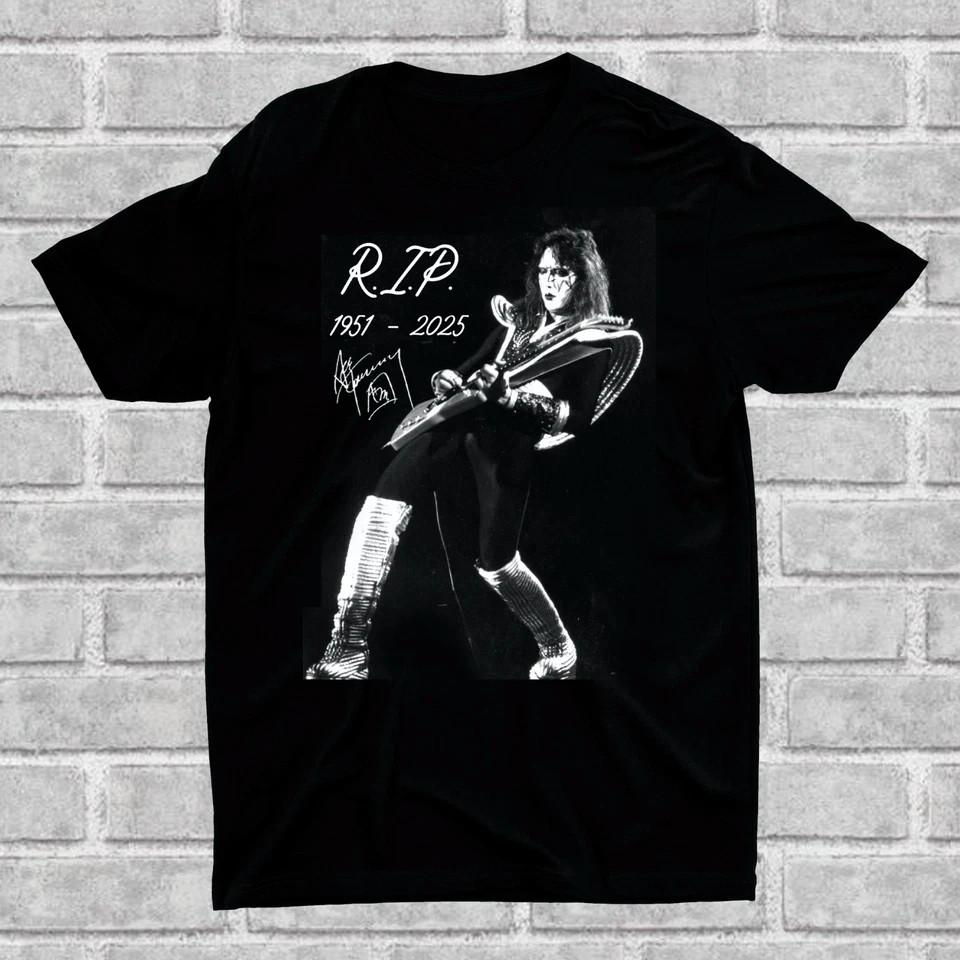 Ace Frehley 19512025 Signature TShirt Unisex T-Shirt Graphic Tee
