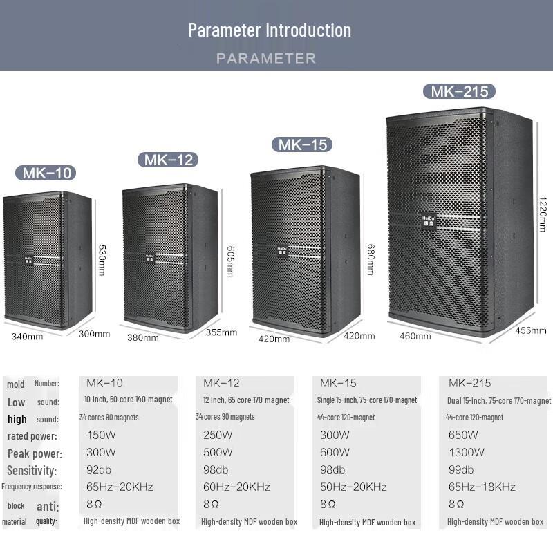 Huidu Professional Audio Speakers for Conference & Stage (CN version)