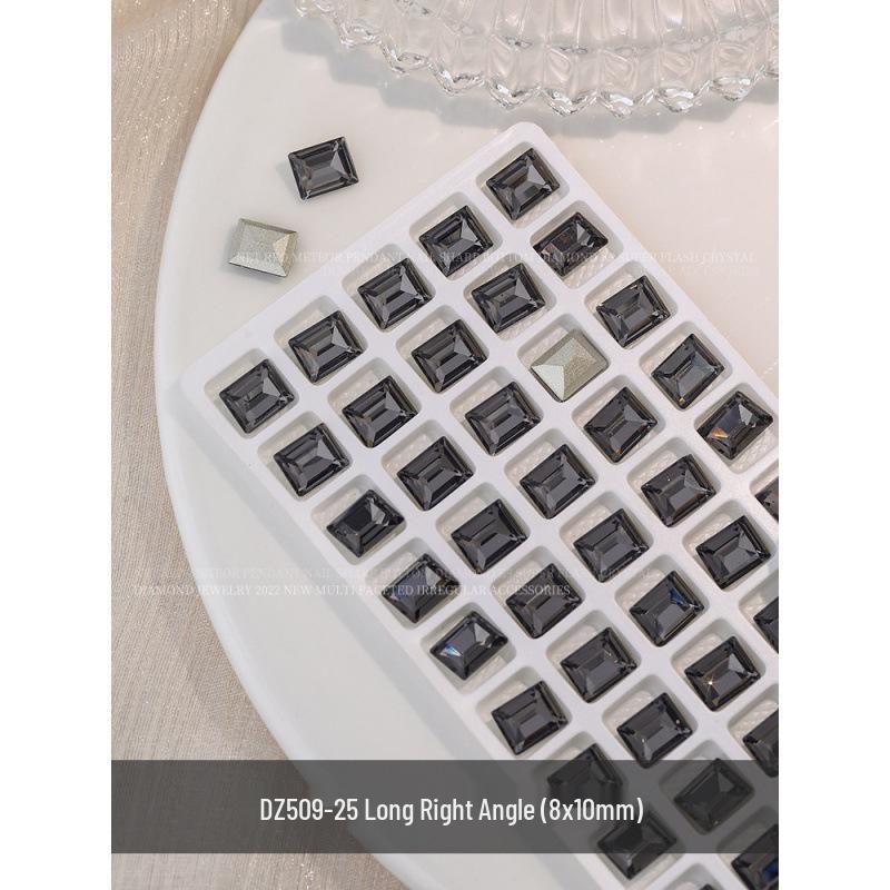 

Аксессуары для ногтей: Прозрачный серый и черный, Ретро ромбы, Волнистые сердца, Пухлые квадраты