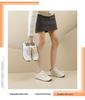 Women's Leather Surface Running Shoes, Spring 2026 - Versatile Casual & Athletic Footwear, Forrest Gump Style, Dad Shoe Design.