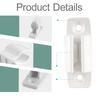 2 Pieces RV Awning Crank Handle Brackets Clips Clamps Awning Crank Storage