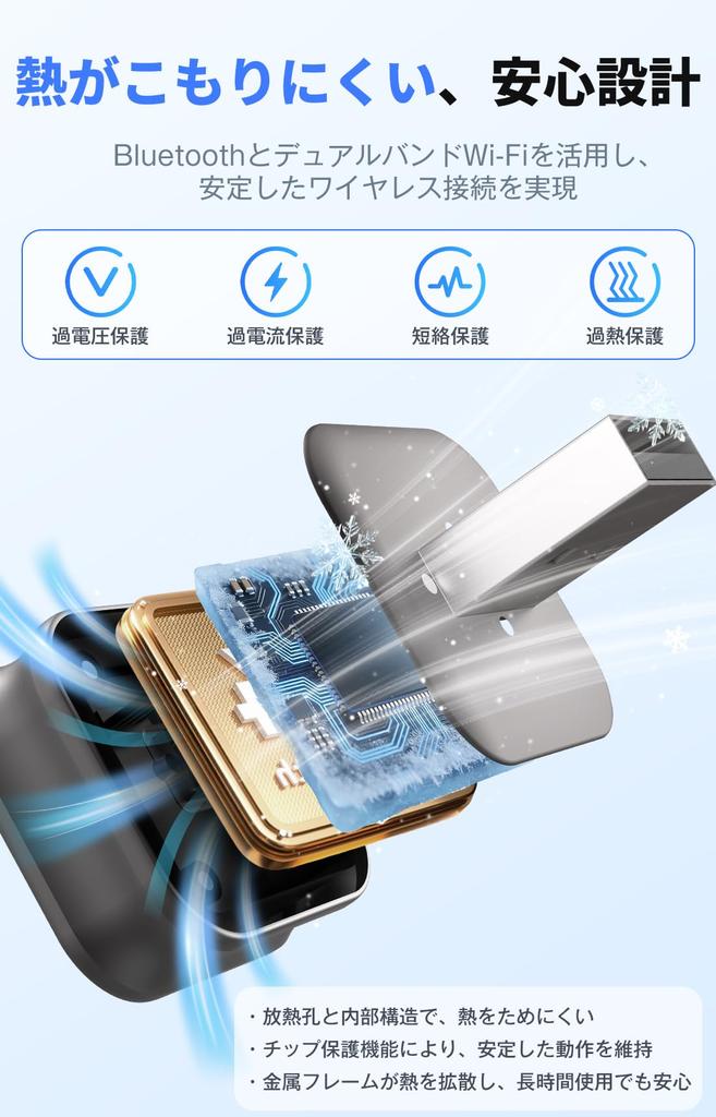 Boleve Official Latest MINI Wireless CarPlay/Android Auto Adapter "Amazingly Ultra-compact,