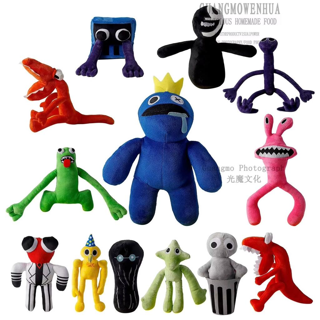 Rainbow Friends Roblox Plush Toys Colorful Stuffed Cartoon Character Dolls For Kid Birthday Gifts Home Decor Games Collectibles