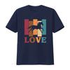 Horse T Shirt I Love Lover Rider Owner Trainer Who Loves Horses HOR004F01 vintage Washed streetwear designer clothes Unisex
