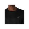 Asics Metarun Logo Comfortable Breathable Round Neck Raglan Short Sleeve T-Shirt Men Tops Black 2011D286-001